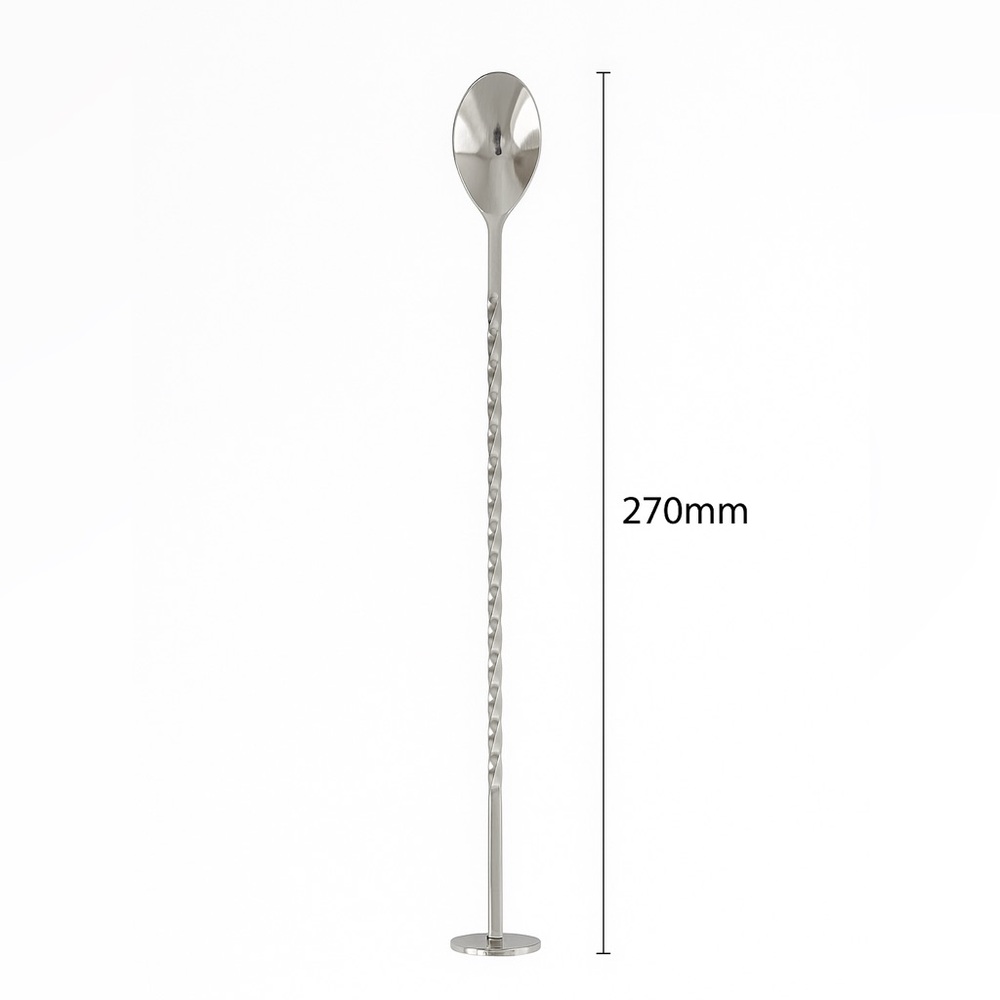 Stylish Silver Cocktail Stirring Spoon